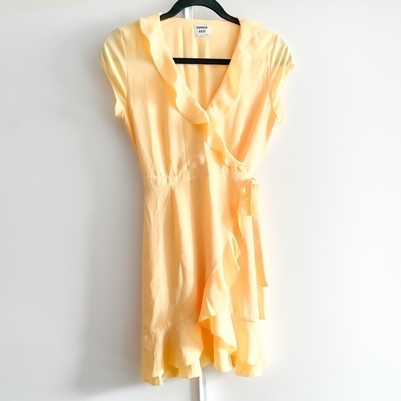 SUNDAY Best Ruffled Wrap Dress - Picture 12 of 12